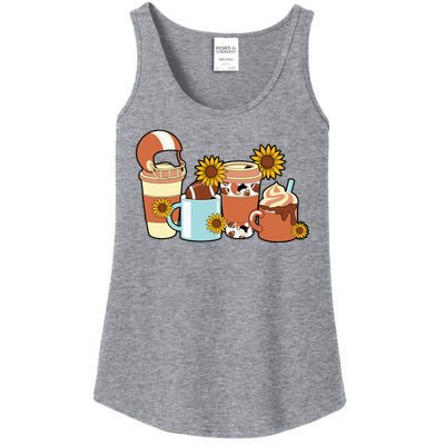 Football Fall Coffee Lover Ladies Essential Tank