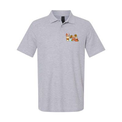 Football Fall Coffee Lover Polo