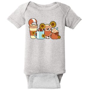 Football Fall Coffee Lover Baby Bodysuit