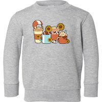 Football Fall Coffee Lover Toddler Sweatshirt