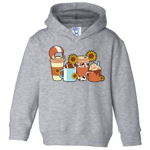 Football Fall Coffee Lover Toddler Hoodie