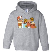 Football Fall Coffee Lover Toddler Hoodie