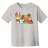 Football Fall Coffee Lover Toddler T-Shirt