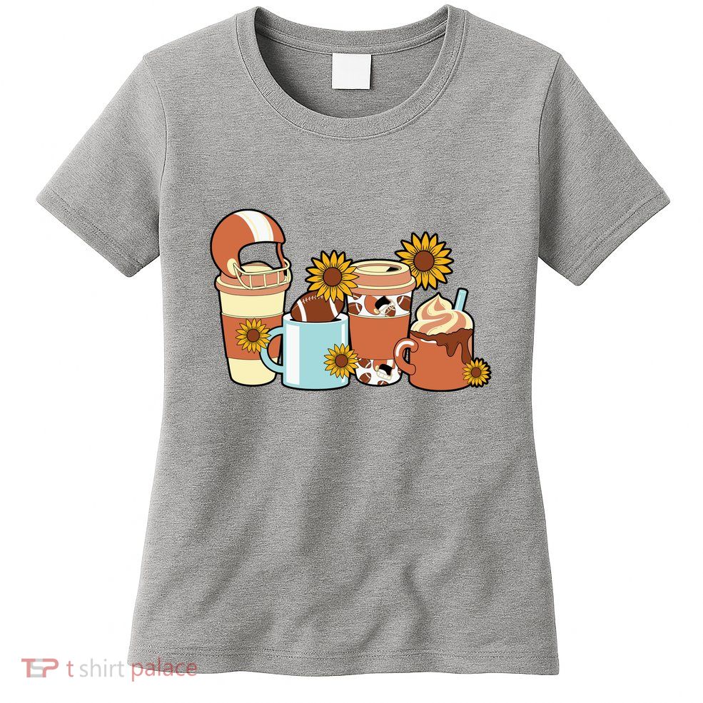 Football Fall Coffee Lover Women's T-Shirt