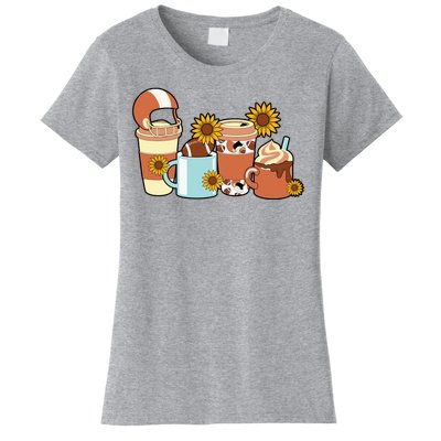 Football Fall Coffee Lover Women's T-Shirt