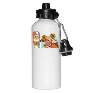 Football Fall Coffee Lover Aluminum Water Bottle