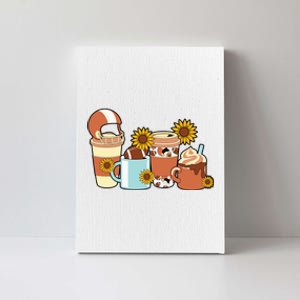 Football Fall Coffee Lover Canvas