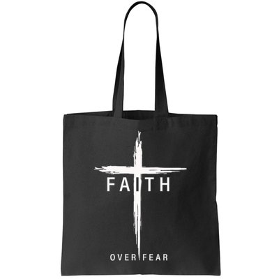 Faith Fear Christian Cross Jesus Christ Men Women Christians Bag