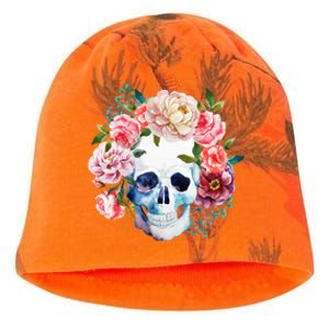 Fancy Flower Crown Skull Kati - Camo Knit Beanie