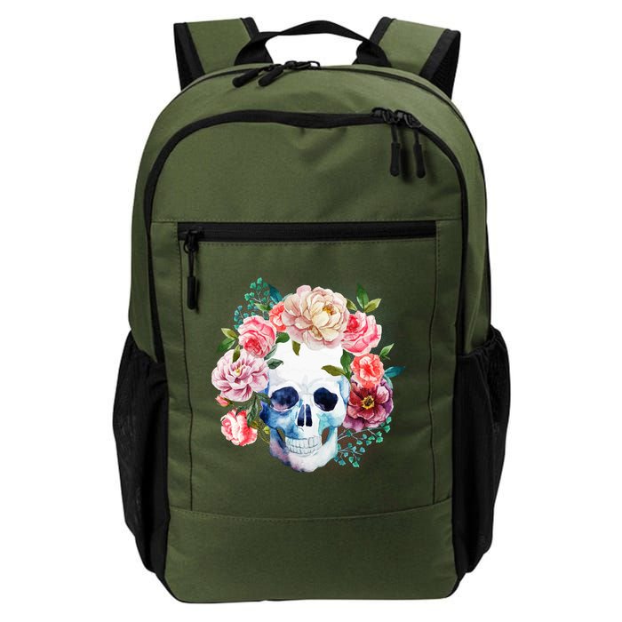 Fancy Flower Crown Skull Backpack