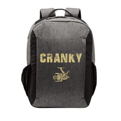 Funny Fishing Cranky Fishing Reel Fishing Vector Backpack