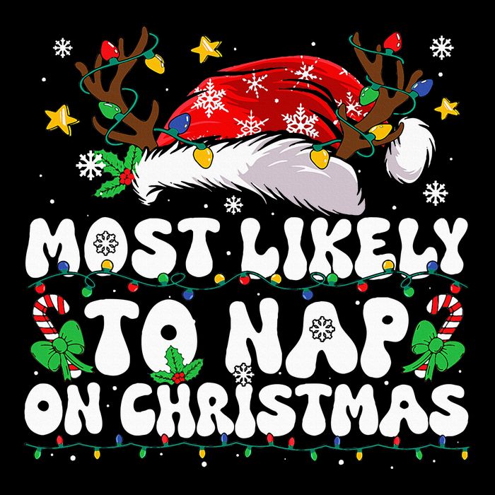 Funny Family Christmas Most Likely To Nap On Christmas Impact Tech Backpack