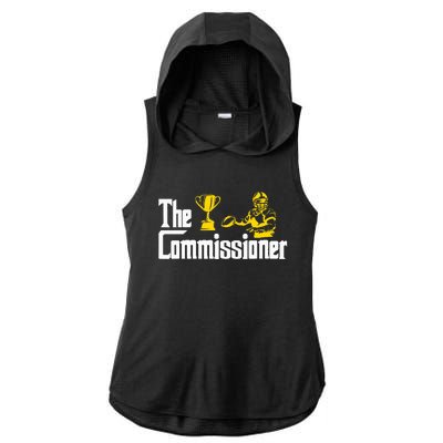 Fantasy Football Commissioner Fantasy Football Commish Ladies PosiCharge Tri-Blend Wicking Draft Hoodie Tank