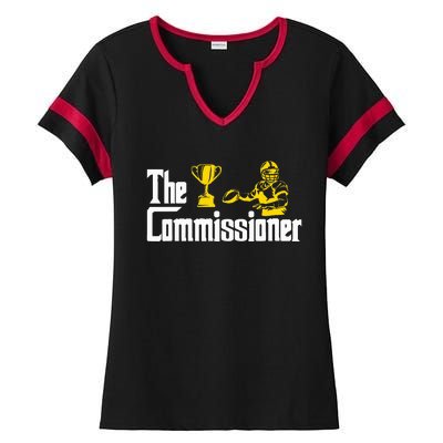 Fantasy Football Commissioner Fantasy Football Commish Ladies Halftime Notch Neck Tee