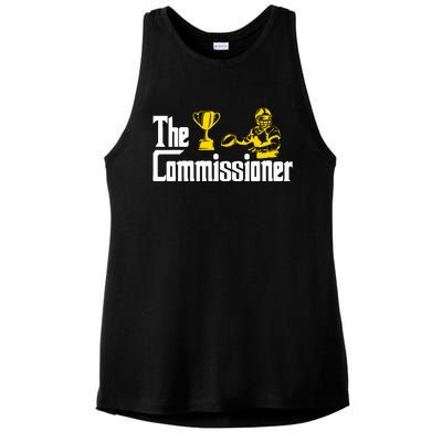 Fantasy Football Commissioner Fantasy Football Commish Ladies PosiCharge Tri-Blend Wicking Tank