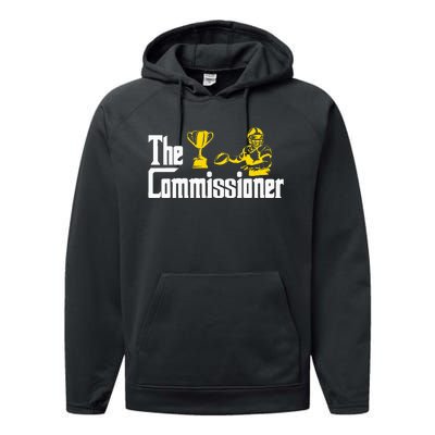 Fantasy Football Commissioner Fantasy Football Commish Performance Fleece Hoodie