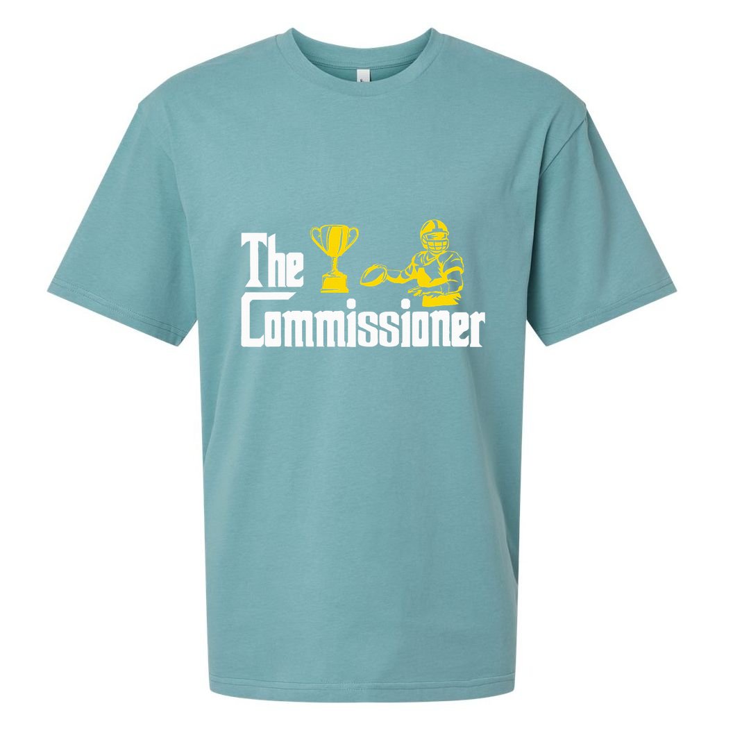 Fantasy Football Commissioner Fantasy Football Commish Sueded Cloud Jersey T-Shirt
