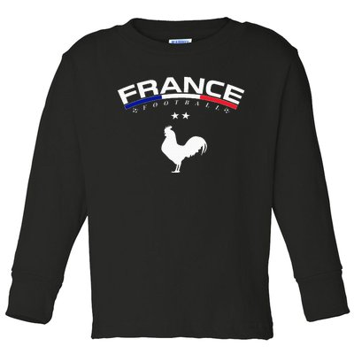 France Football Coq Toddler Long Sleeve Shirt