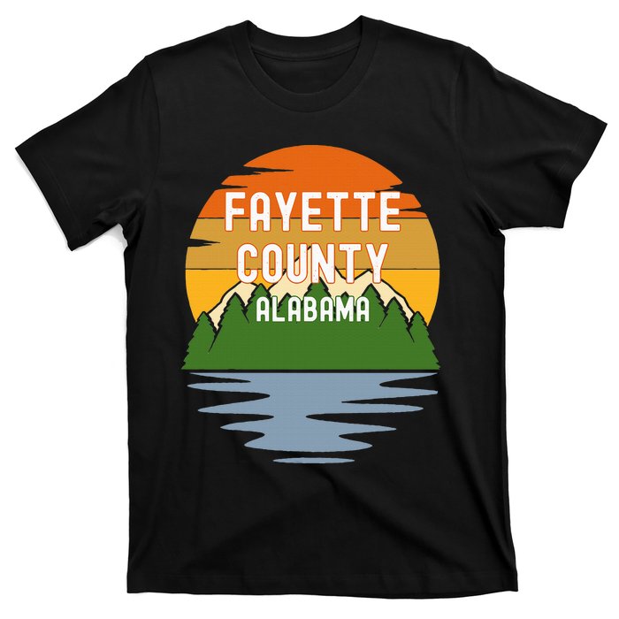 From Fayette County Alabama Vintage Sunset T-Shirt