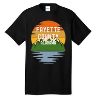 From Fayette County Alabama Vintage Sunset Tall T-Shirt