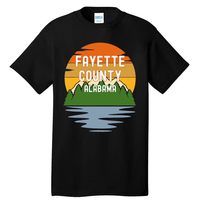 From Fayette County Alabama Vintage Sunset Tall T-Shirt