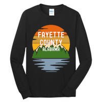 From Fayette County Alabama Vintage Sunset Tall Long Sleeve T-Shirt