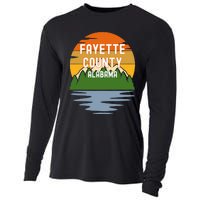 From Fayette County Alabama Vintage Sunset Cooling Performance Long Sleeve Crew