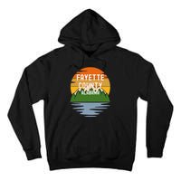 From Fayette County Alabama Vintage Sunset Tall Hoodie