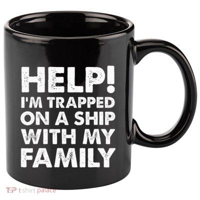 Funny Family Cruise Matching Vacation Cruising 11oz C Handle Ceramic Mug