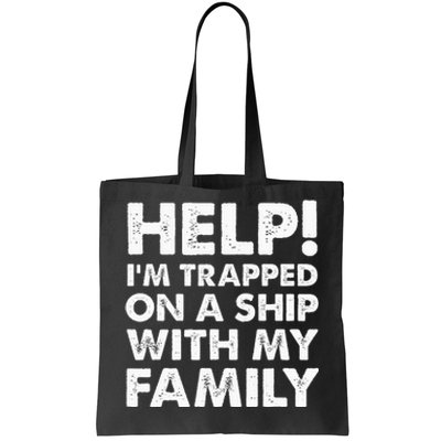 Funny Family Cruise Matching Vacation Cruising Tote Bag