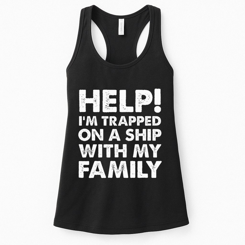 Funny Family Cruise Matching Vacation Cruising Womens Tank Top