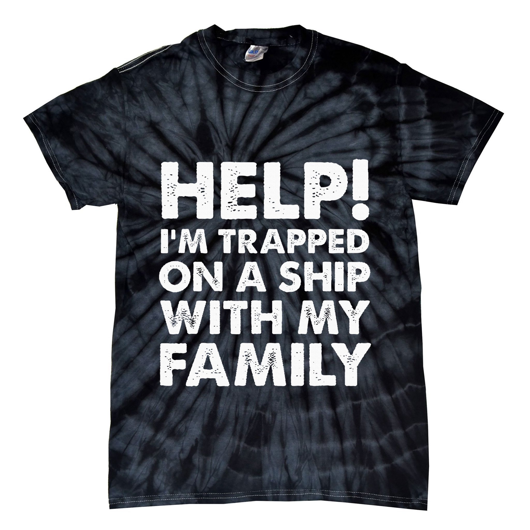 Funny Family Cruise Matching Vacation Cruising Tie-Dye T-Shirt