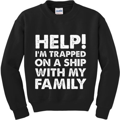 Funny Family Cruise Matching Vacation Cruising Kids Sweatshirt