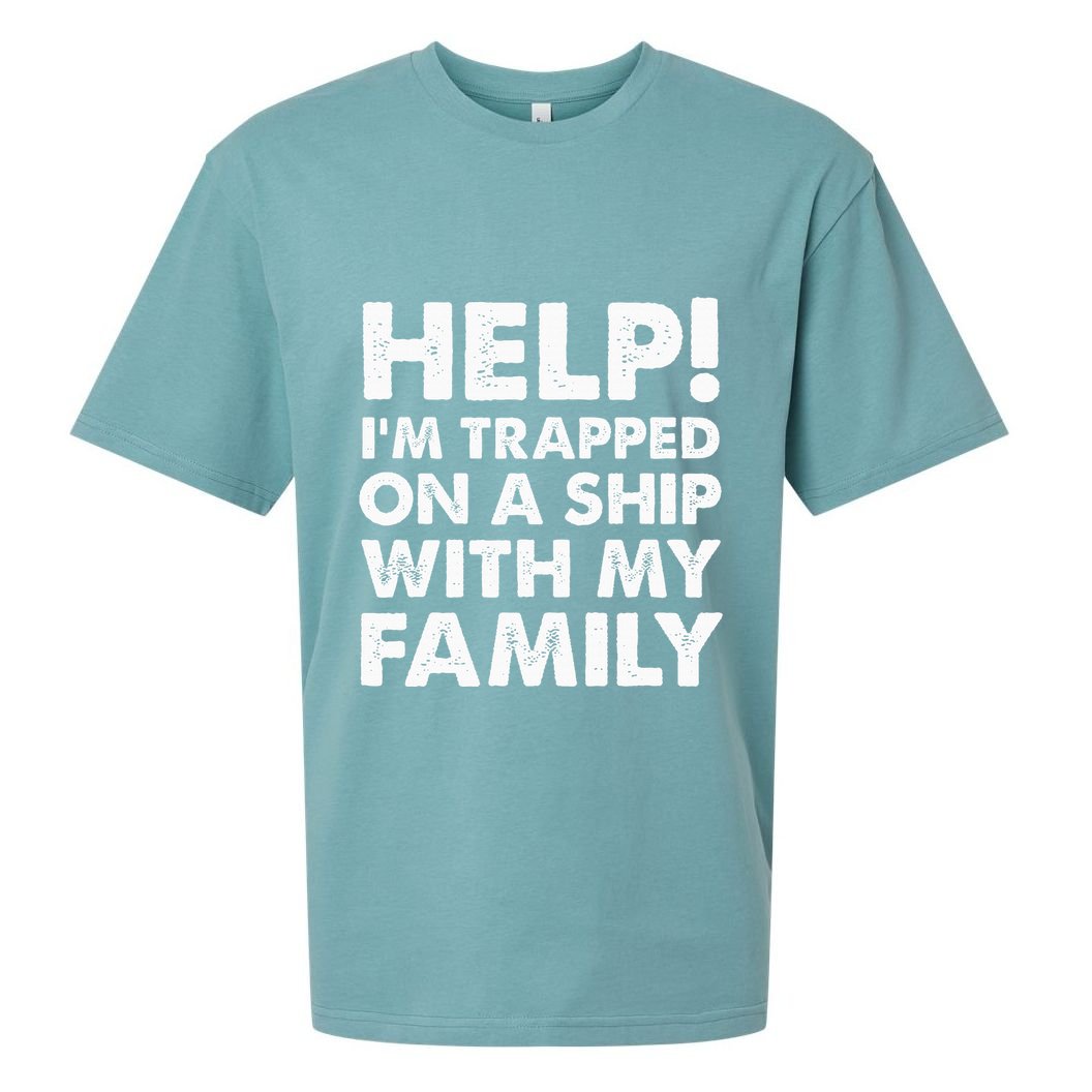 Funny Family Cruise Matching Vacation Cruising Sueded Cloud Jersey T-Shirt