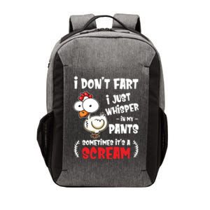 Funny Farting Chicken Lover I Dont Fart I Whisper In My Gift Vector Backpack