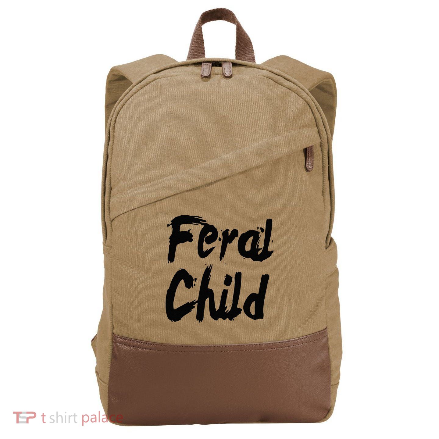 Famous Feral Child Genie Feral Child Cotton Canvas Backpack