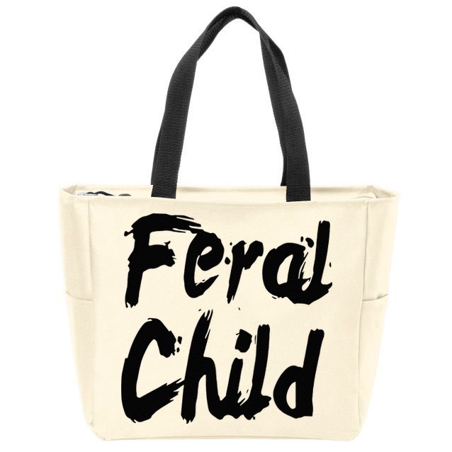 Famous Feral Child Genie Feral Child Zip Tote Bag