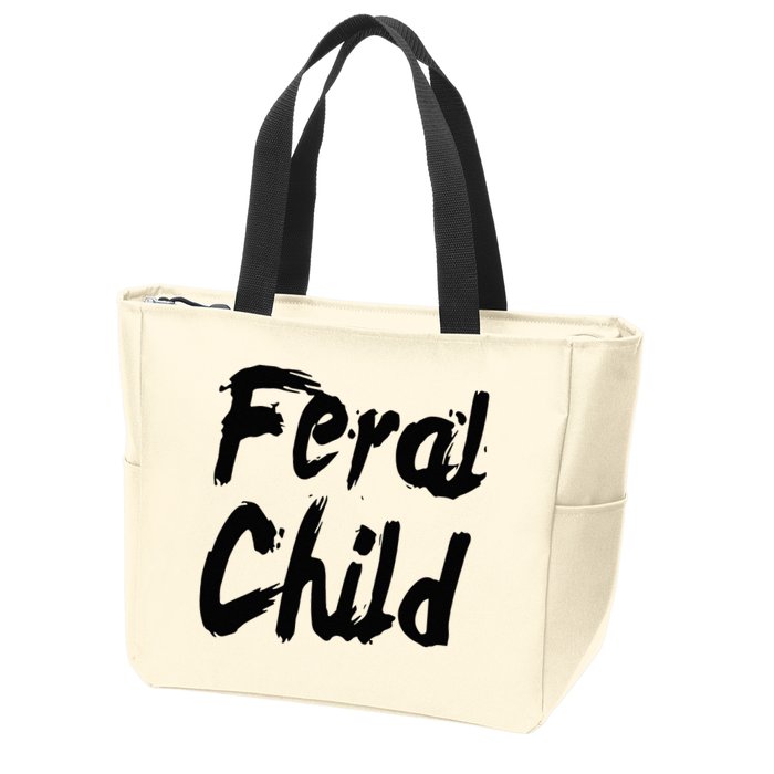Famous Feral Child Genie Feral Child Zip Tote Bag