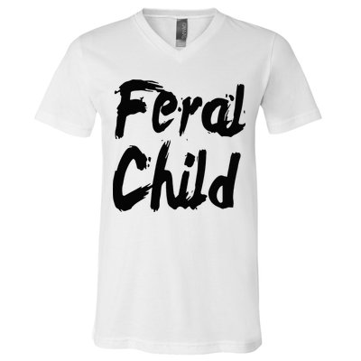 Famous Feral Child Genie Feral Child V-Neck T-Shirt