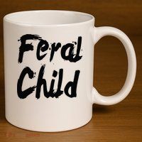 Famous Feral Child Genie Feral Child 11oz C Handle Ceramic Mug