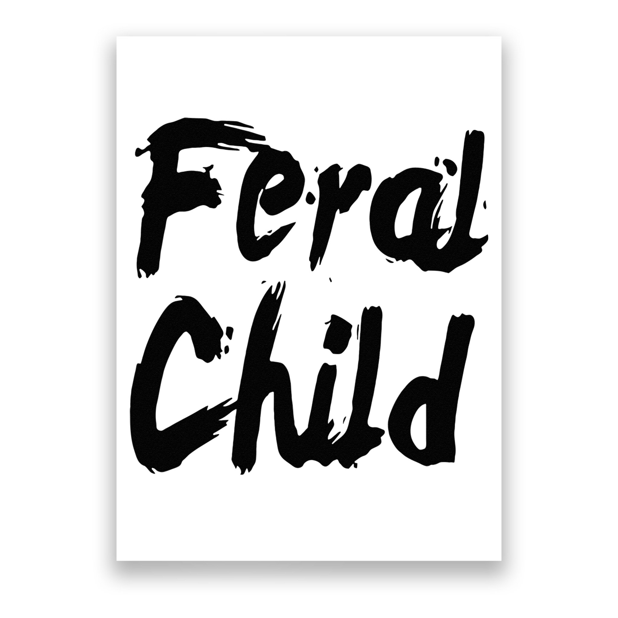Famous Feral Child Genie Feral Child Poster