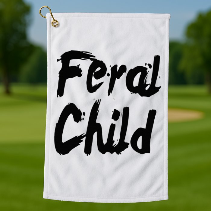 Famous Feral Child Genie Feral Child Golf Towel