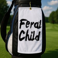 Famous Feral Child Genie Feral Child Golf Towel
