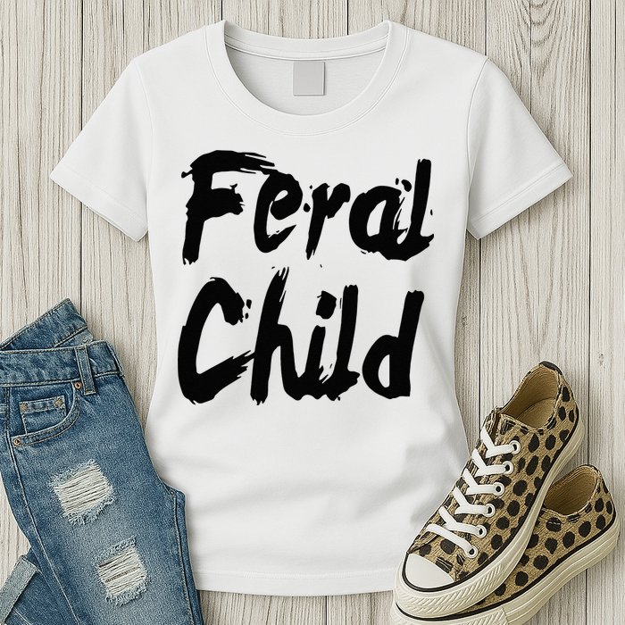 Famous Feral Child Genie Feral Child Womens T-Shirt