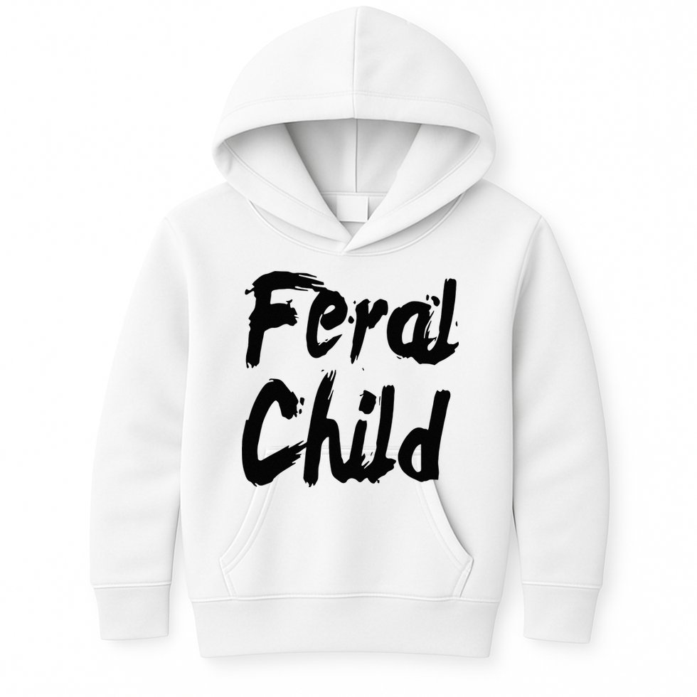 Famous Feral Child Genie Feral Child Kids Hoodie