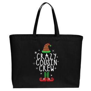 Funny Family Christmas Elf Matching Pajama Gift For Cousins Cotton Canvas Jumbo Tote