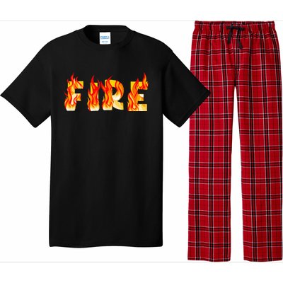 Funny Fire Couple DIY Costume Halloween Party Pajama Set