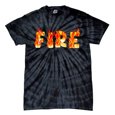 Funny Fire Couple DIY Costume Halloween Party Tie-Dye T-Shirt