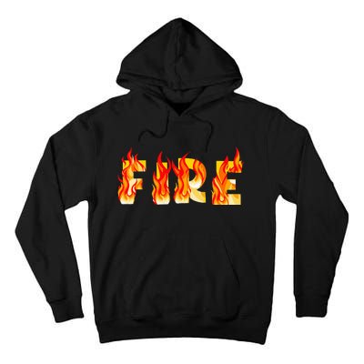 Funny Fire Couple DIY Costume Halloween Party Tall Hoodie