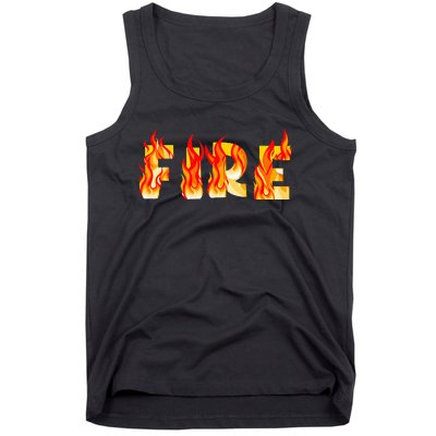 Funny Fire Couple DIY Costume Halloween Party Tank Top